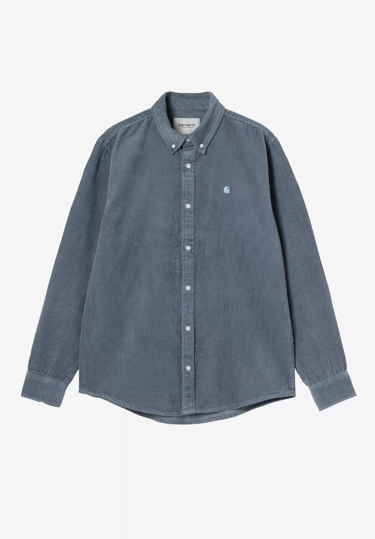 Madison Cord Shirt angelite-angelite Vorderansicht
