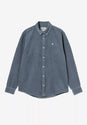 Madison Cord Shirt angelite-angelite Vorderansicht