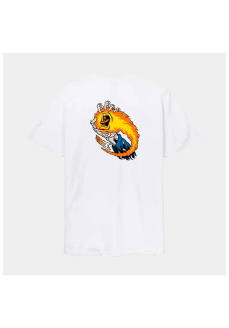 Santa-Cruz O'Brien Scream Reaper T-Shirt white – Rückenansicht