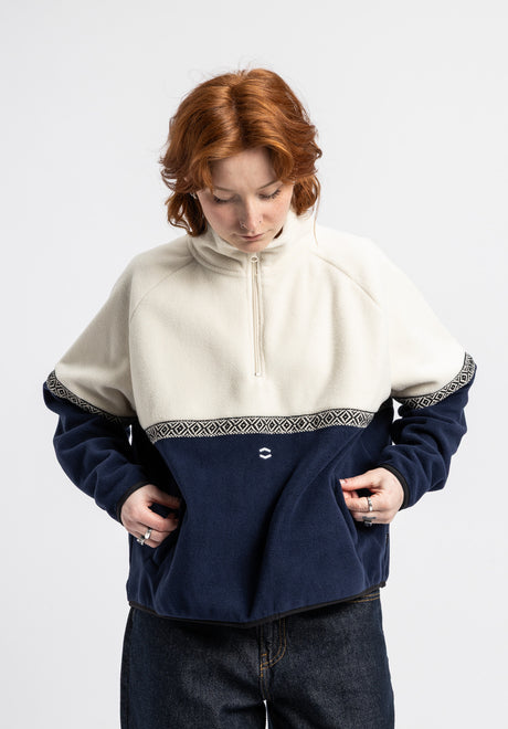 Jalma offwhite-navy Rueckenansicht