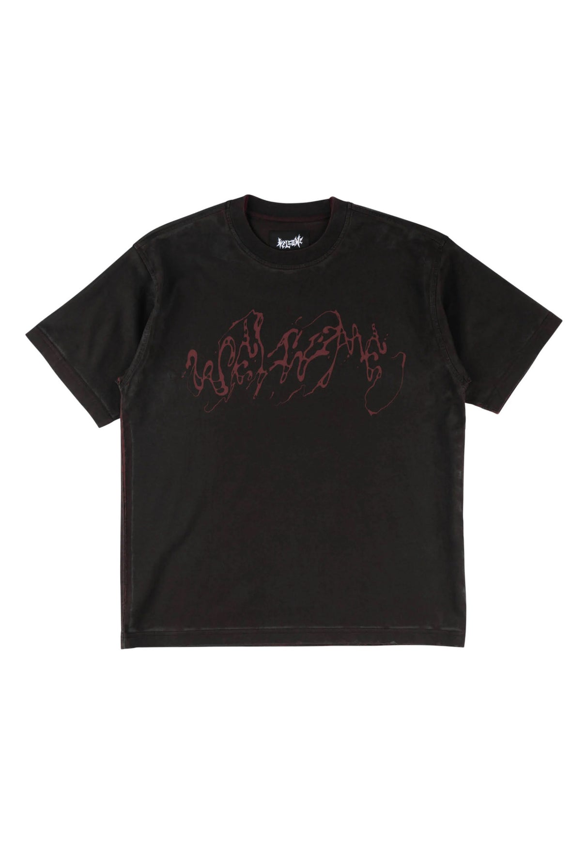 Weep Overprint Knit blackplum Vorderansicht