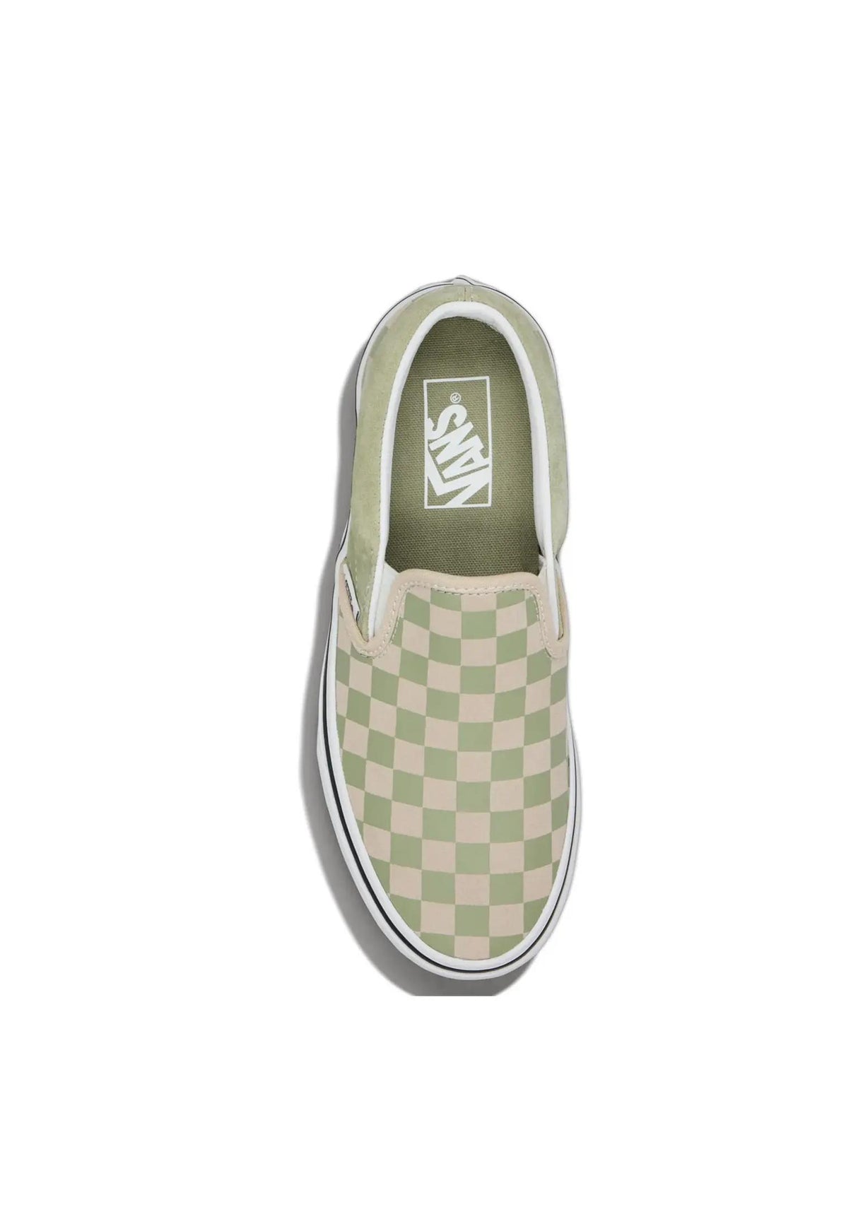 Classic Slip-On checkerboard-softsage Rueckenansicht