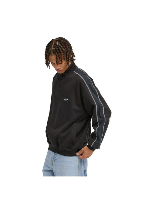 DC Shoes Flow Down 1/4 Zip Zip-Hoodie black – Rückenansicht
