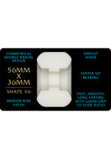 Dragons 97A V6 Symmetrical Medium Ride offwhite Rueckenansicht