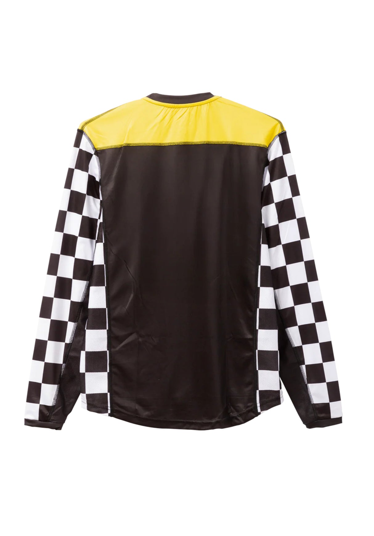 x Mooneyes Yokohama Jersey black-yellow Rueckenansicht