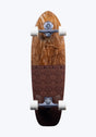 Teahupoo Power Surfing 34 Surfskate brown Vorderansicht
