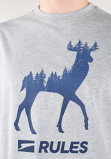 Deer heather-greymottled Rueckenansicht