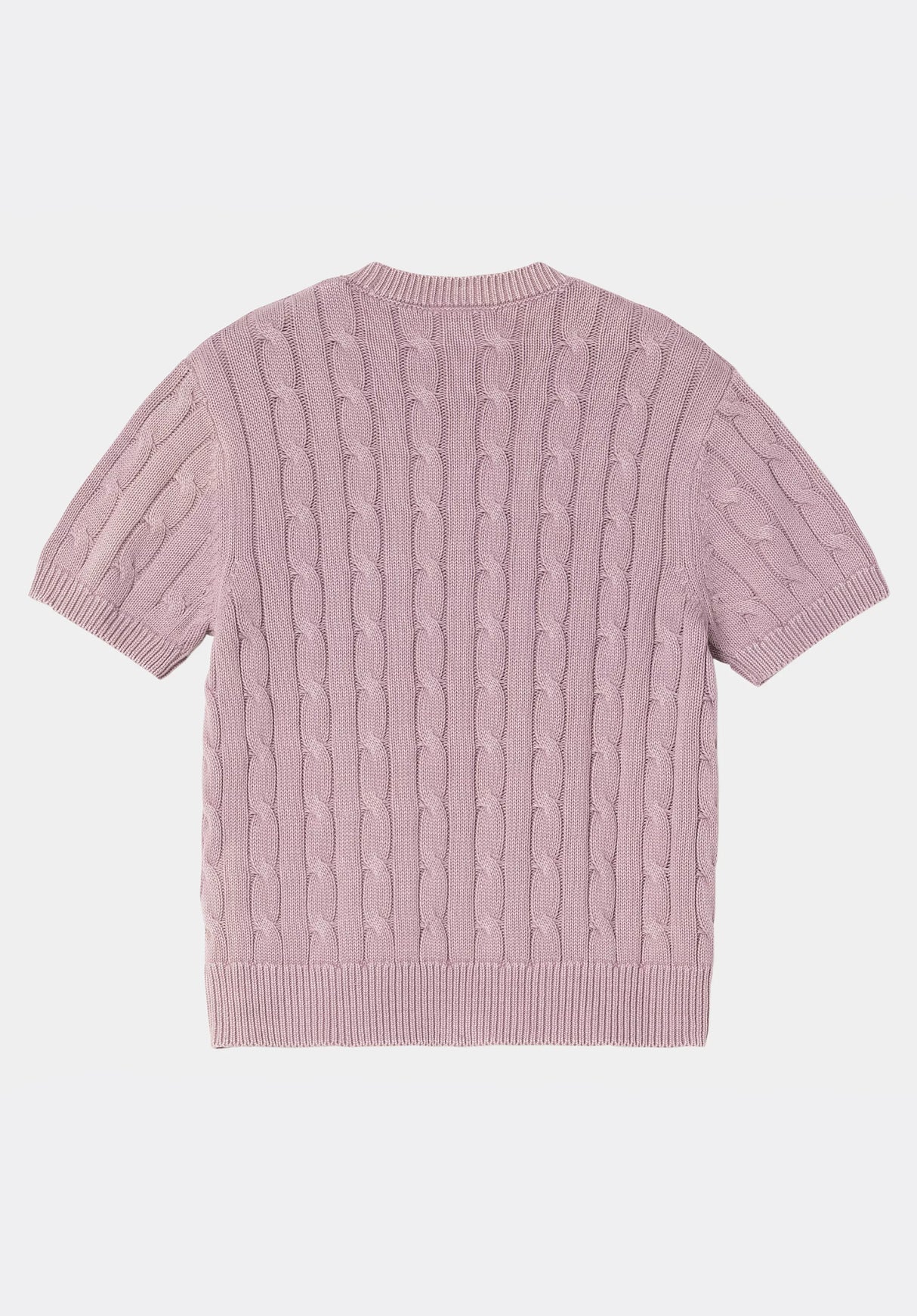 W Carter Knit T-Shirt pinkfoggarmentdyed Rueckenansicht