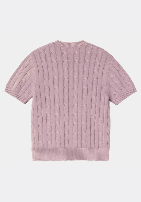 W Carter Knit T-Shirt pinkfoggarmentdyed Rueckenansicht