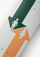 McCrank Dual Directional Twin Tip white-green-beige Closeup1