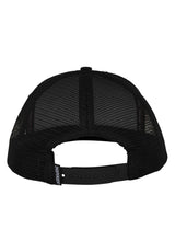 Dressen Skull Rose 5-Panel High Structured Snapbac white-black Rueckenansicht