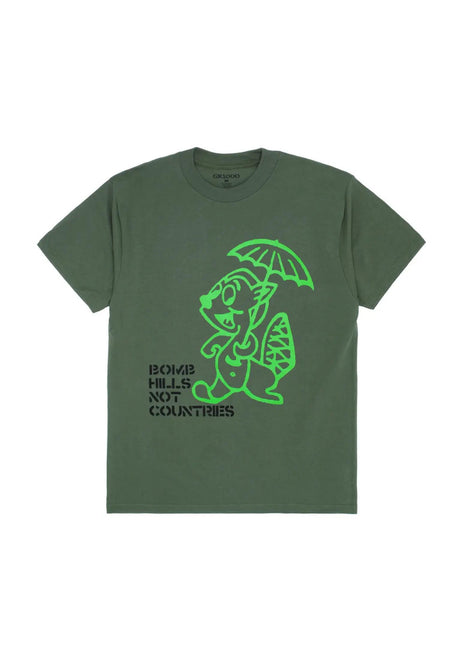 GX1000 Beaver T-Shirt desert green – Vorderansicht