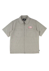 Garage Printed Oxford black-grey Vorderansicht