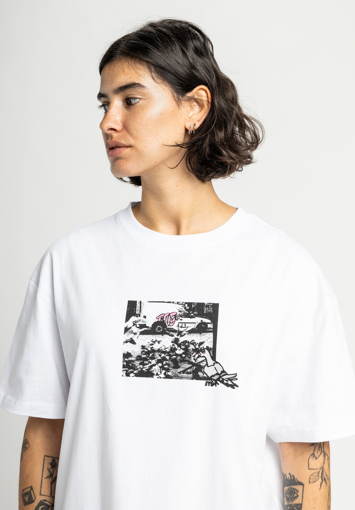 Piccioni white Rueckenansicht