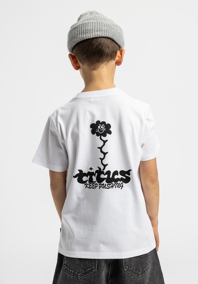 Angry Flower Kids white Vorderansicht