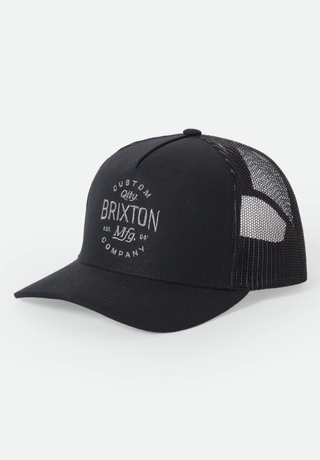 Brixton Fremont C NP MP Trucker Cap black-black – Vorderansicht