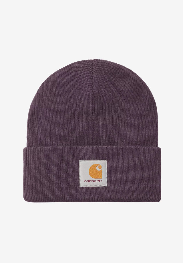 Short Watch Hat cozypurple Vorderansicht