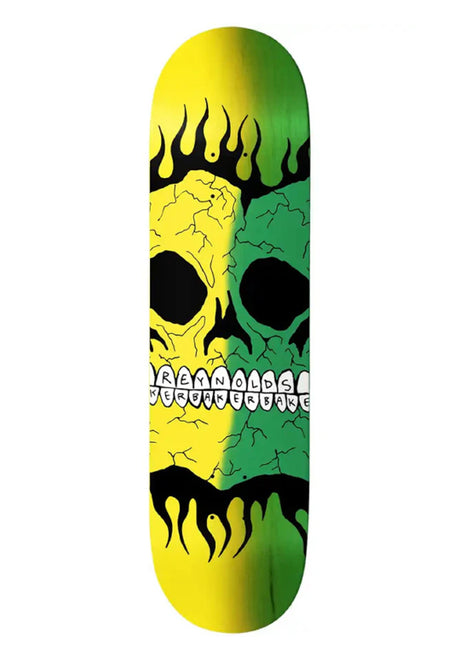 Reynolds Rasta Skull B2 green-yellow Vorderansicht