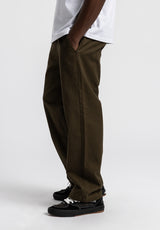 Regular Chino darkolive Rueckenansicht