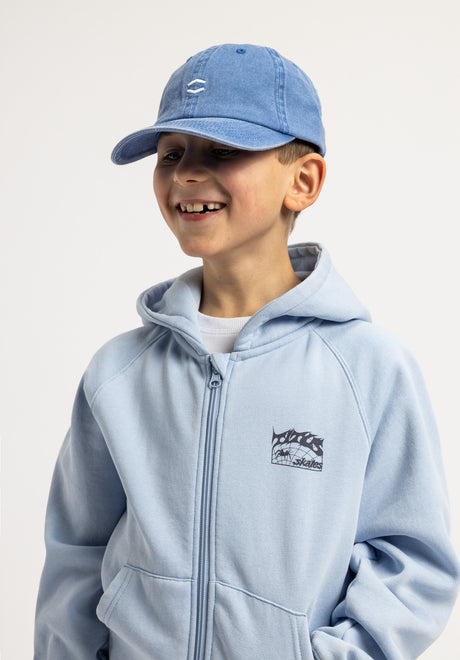 Heritage Clean Zip  heavenbluefaded Seitenansicht