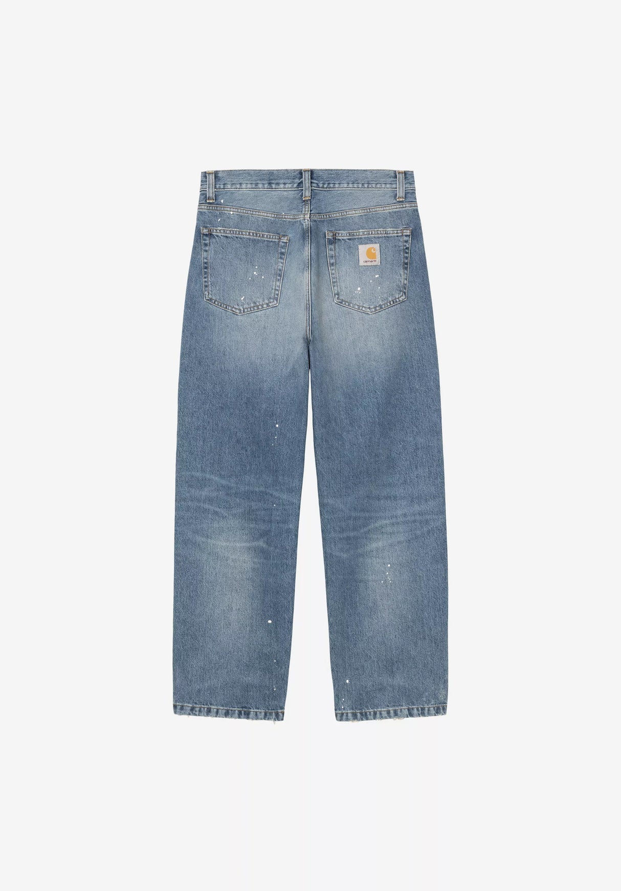 Landon Pant bluedestroywash-splatter Rueckenansicht