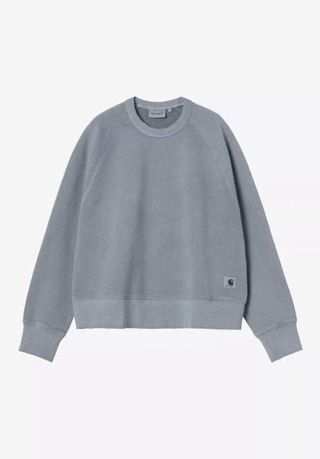 W' Torion Sweat office-bluegrind-wash Vorderansicht