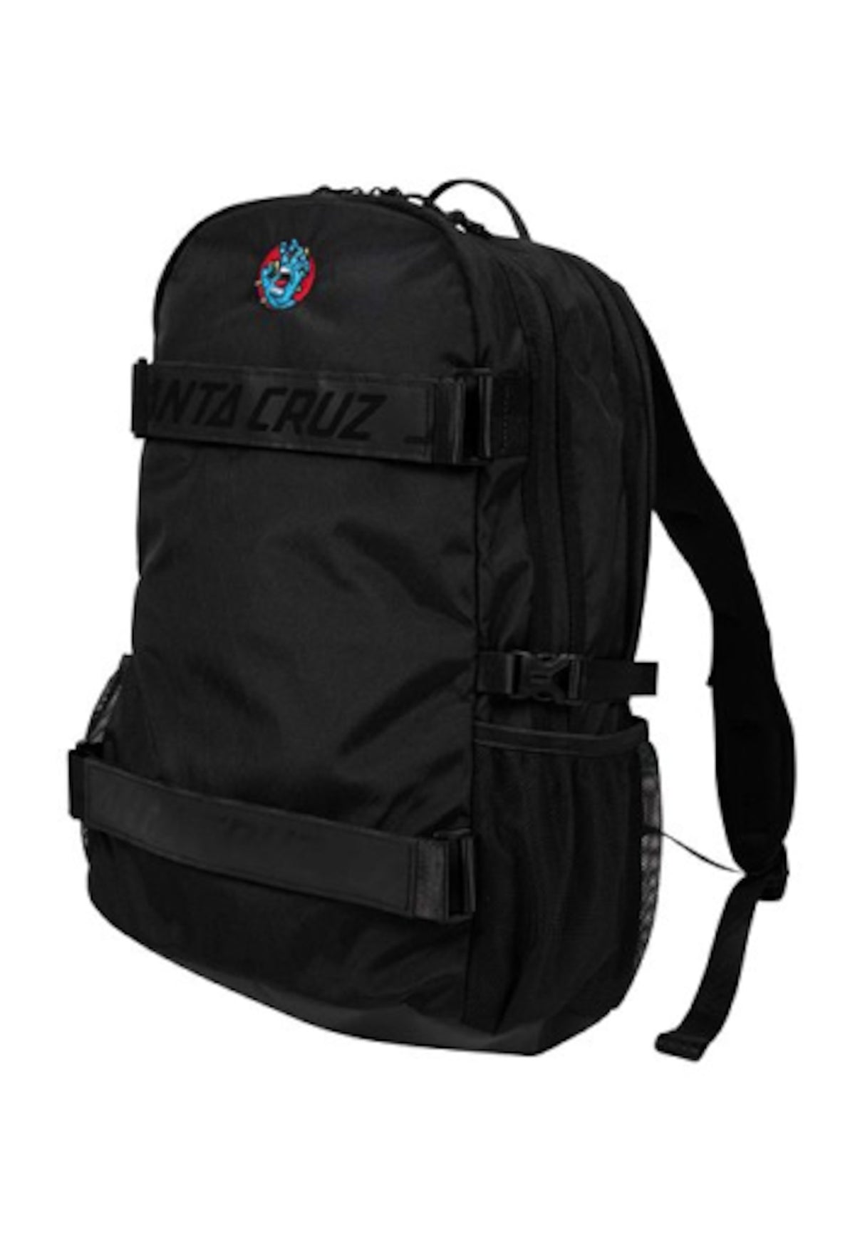 Hand Dot Emb Skatepack black Vorderansicht