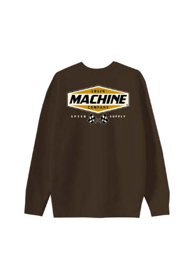 Overdrive Crew Heavyweight brown Vorderansicht