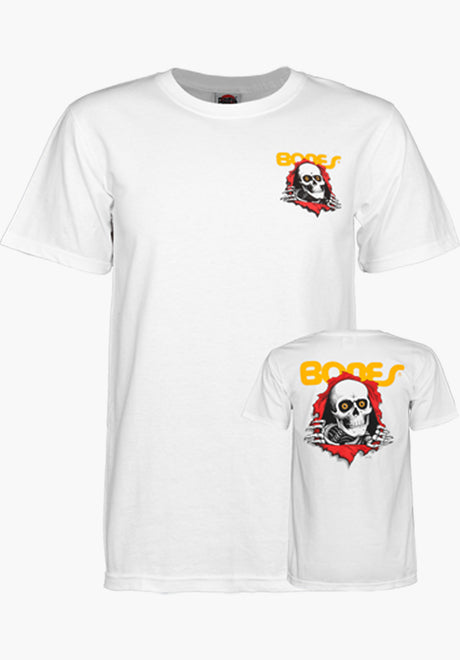 Powell-Peralta Ripper T-Shirt white – Vorderansicht