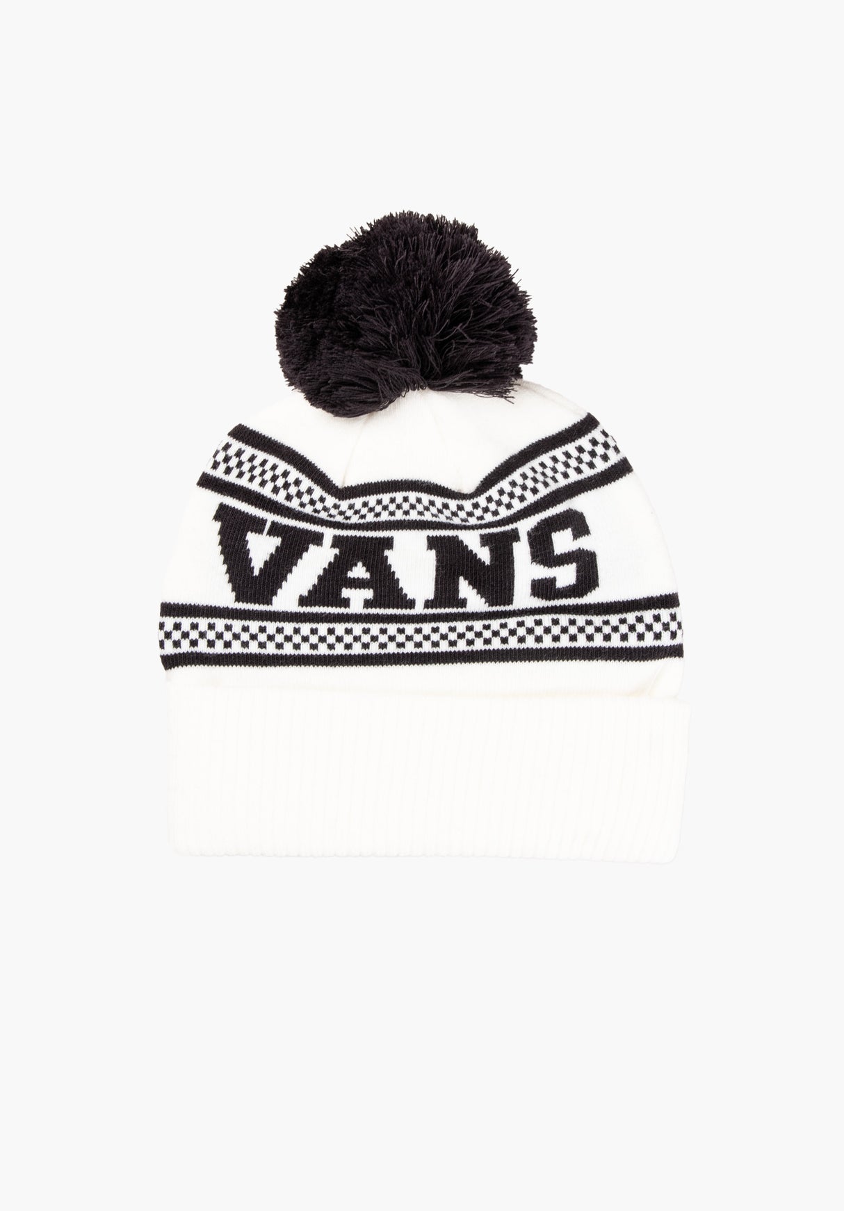 Vans Check Pom marshmallow Vorderansicht