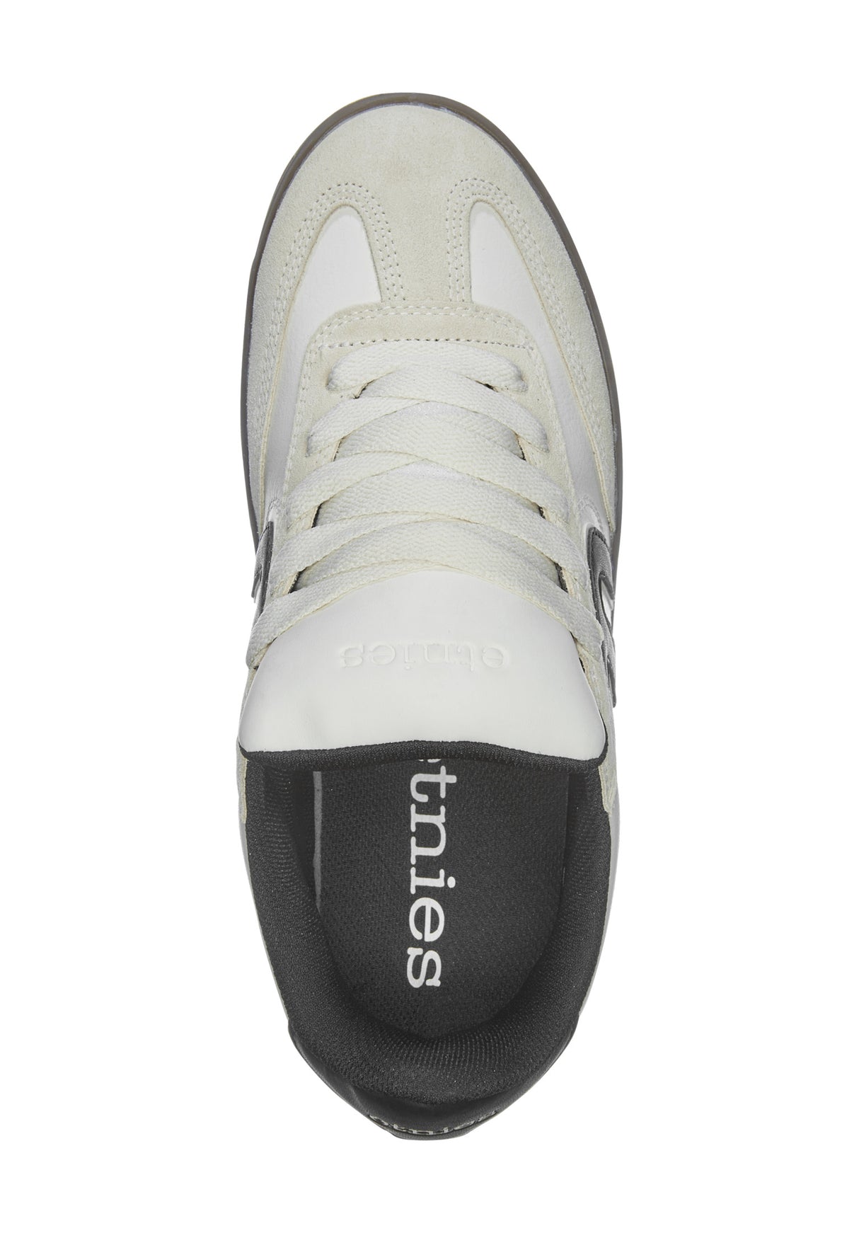 Lo Cut white-black-gum Rueckenansicht