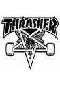 Skategoat Die-Cut Sticker 3-1/2 x 4 white Vorderansicht