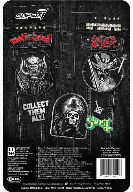 Motorhead ReAction Figure Warpig Japanese Chrome multicolored Closeup1