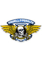 Winged Ripper 5 Die-Cut Sticker blue Vorderansicht