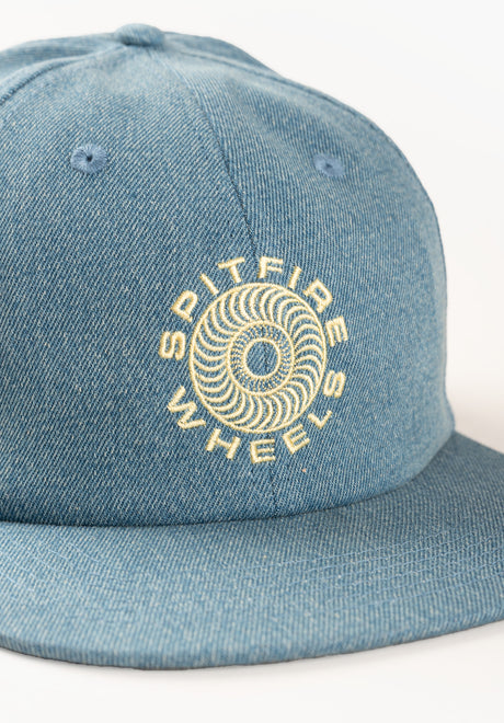 Classic 87' Swirl denim-yellow Closeup1