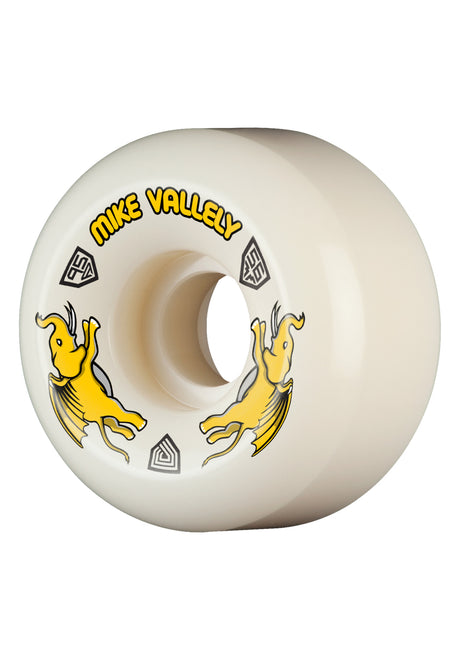 Powell-Peralta Dragons Vallely 95A V6 Symmetrical Medium Ride Rolle offwhite – Vorderansicht