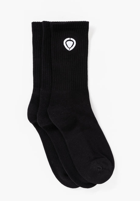 High Socks black-white Vorderansicht