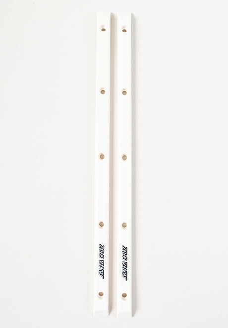 Santa-Cruz Slimline Rails Skate-Zubehör white – Vorderansicht