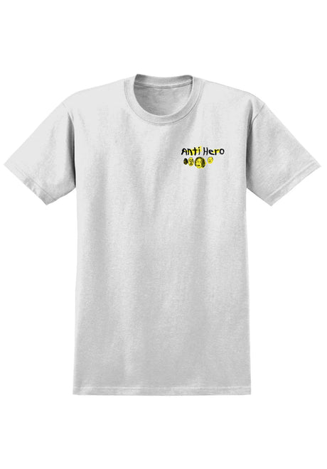 Anti Hero Expressions Bongo T-Shirt white – Rückenansicht