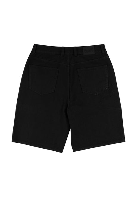 Welcome Chasm Baggy Denim Short Jeans-Short washed-black – Rückenansicht
