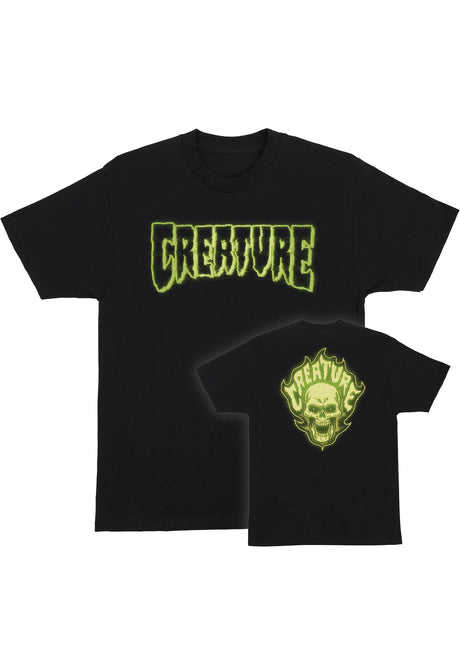 Bonehead Glitch Heavyweight black Vorderansicht