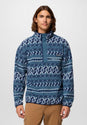 Helvetia II Printed Half Snap Fleece everblue-knitknot Vorderansicht