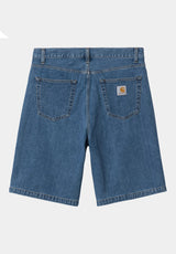 Landon Short blueheavystonewash Rueckenansicht