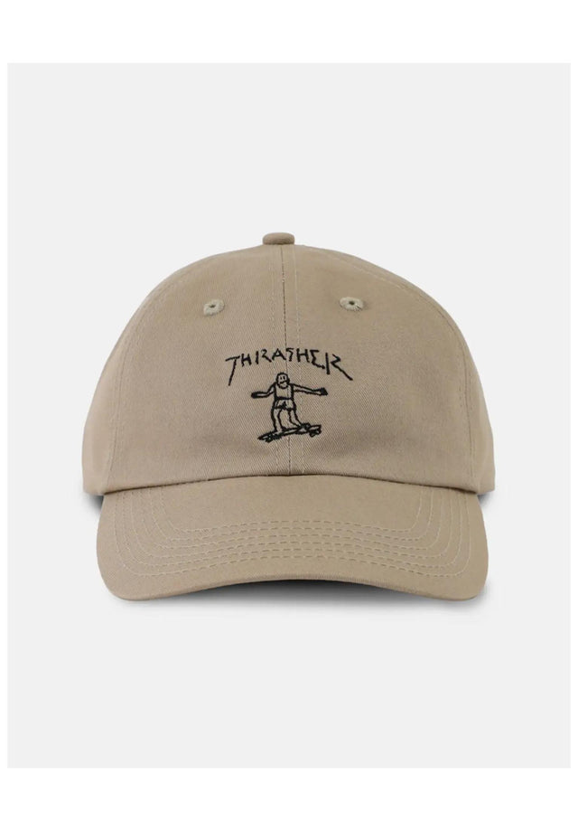 Gonz Logo 6-Panel Old Timer Strapback khaki Vorderansicht