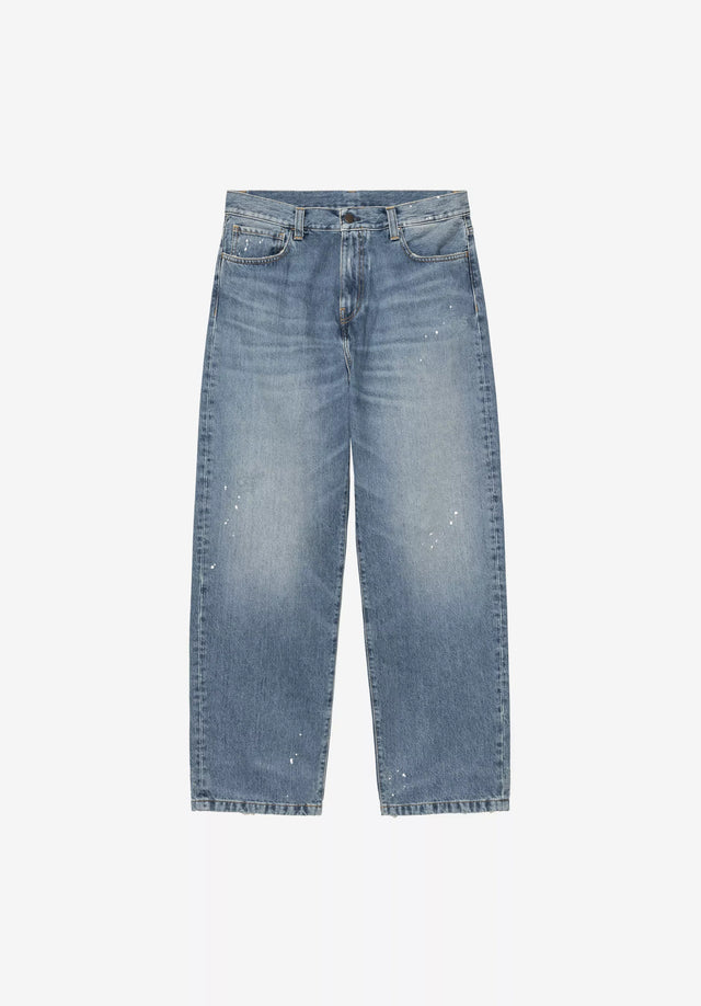 Landon Pant bluedestroywash-splatter Vorderansicht