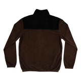 BTG Fleece Jacket darkbrown-black Rueckenansicht