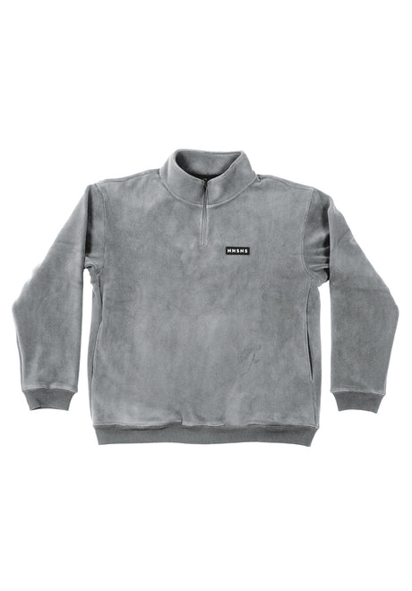 Demon 1/4 Zip Fleece grey Vorderansicht