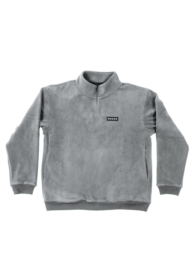Demon 1/4 Zip Fleece grey Vorderansicht