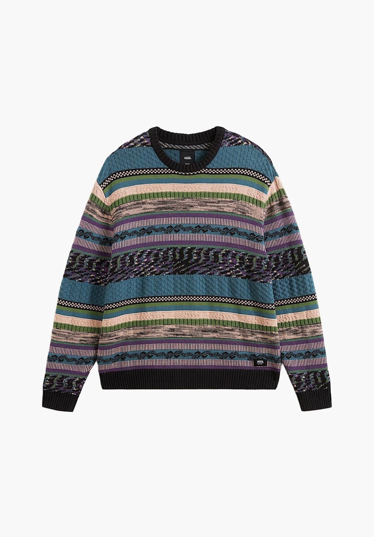 Boyer Crew Sweater black-stargazer Vorderansicht