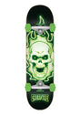 Bonehead Glitch Full black-green Vorderansicht